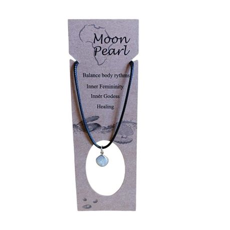 Earth Stone Collection - Pearl Small Stone Necklace