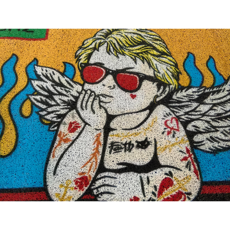 Zengaz Door Mat - Non Slip - Angel