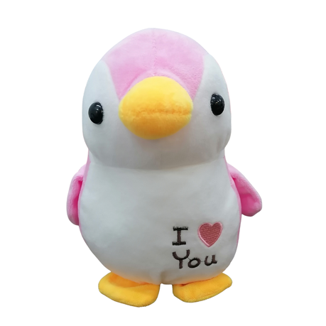 Soft Toy - Penguin - Pink