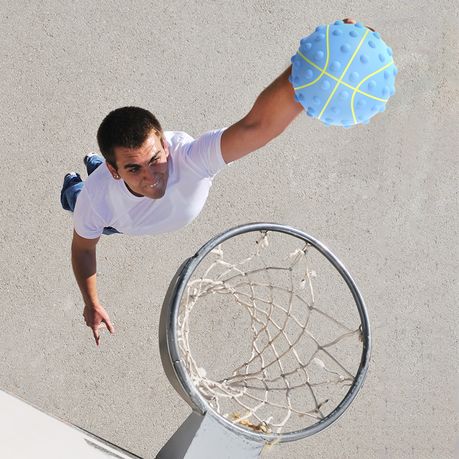 Basket Ball Fidget Pop It - Blue, Plus Pump - 2 Pack