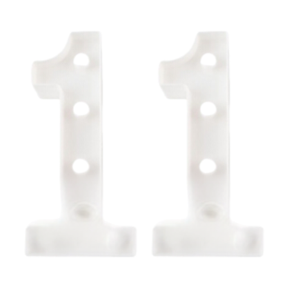 Motarro Led Numbers Light 22cm - 2 Pack - White Number 9