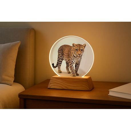 3D Creative Lamp - Leopard Illuminated Art Light
