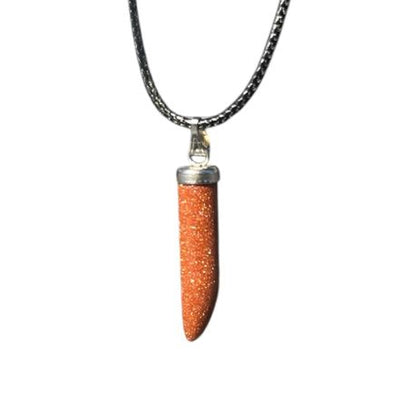 Earth Stone Collection - Tusk Gold Sand Stone Necklace