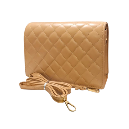 Ladies Bag - Strap Included - 14×21cm - Toffee