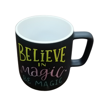 Black Ceramic Mug Make Your Own Magic