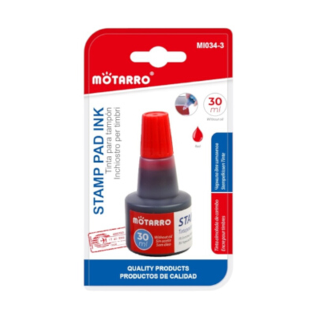Motarro Stamp Pad Ink 30ml - Red