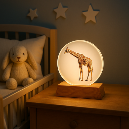 3D Creative Lamp - Giraffe Illuminated Art Light