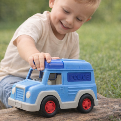 Police Car with Blocks