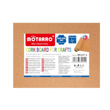 Motarro Cork BoardsFor Crafts - 300x400mm