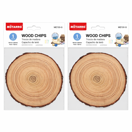 Motarro Wooden Chips - 2 Pack - 100/110mm