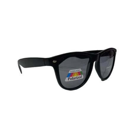 Solar X Polarized Wayfarer Sunglasses Classic Black UV400