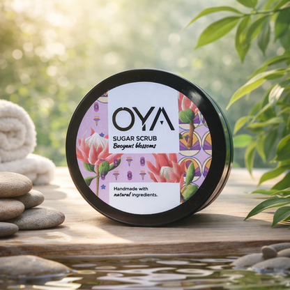 OYA - Sugar Scrub - 175 Gram Tub - Mystical Flowers