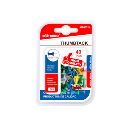 Motarro Thumbtack 40PCS - Silver