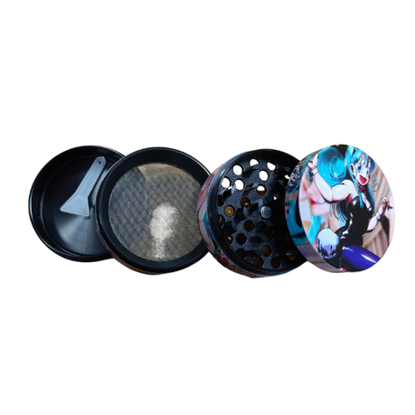 Herb Grinder - 4 Piece - Purple