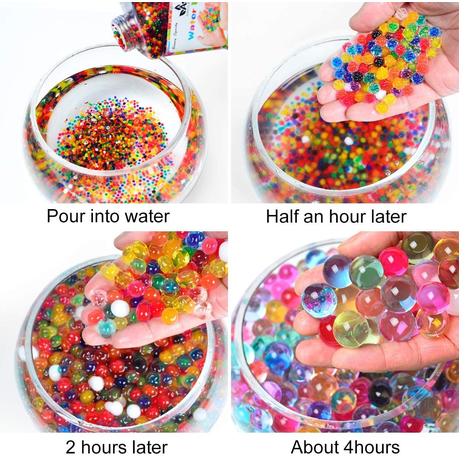 Growing Water Crystal Beads - 10 Pack - Colorful