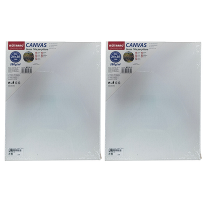 Motarro - Canvas Stretch - 2 Pack - 30x40cm
