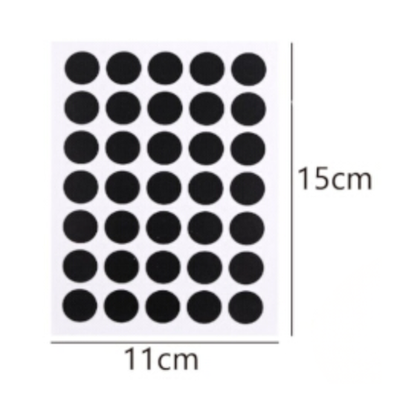 Motarro Self Adhesive Labels 5 Sheets - Red