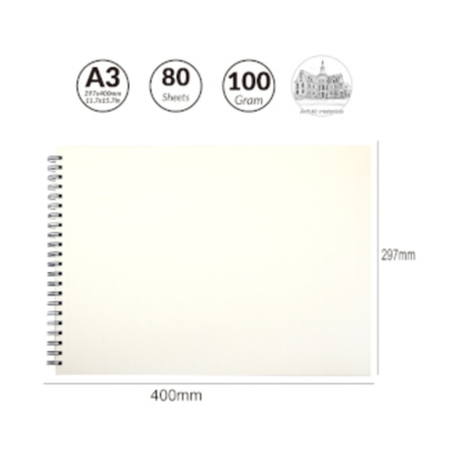 Motarro Sketch Pad - 80 Sheets - 297x400mm A3