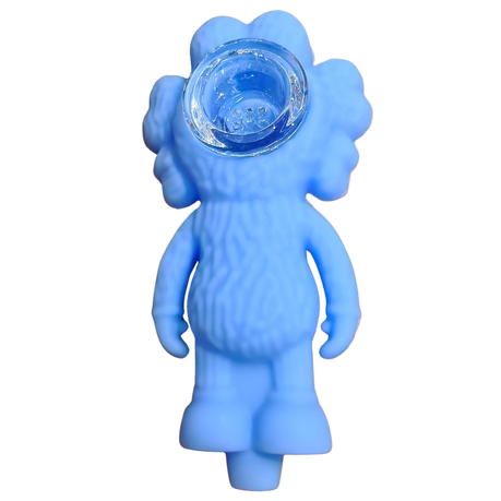 Silicone Rasta Pipe - Kaws Elmo - Yellow
