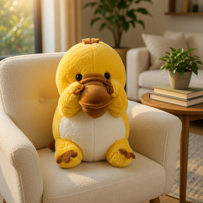 Kids Soft Toy - Platypus Yellow 20×13cm