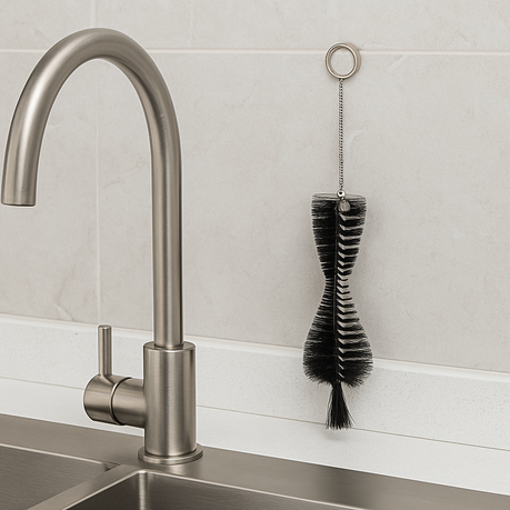Glass bottle cleaning brush - 44cm