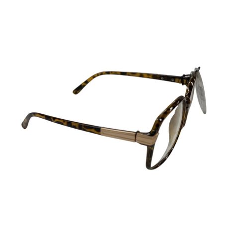 Solar X Wayfarer Retro Sunglasses Clear Lens UV400 - Yellow