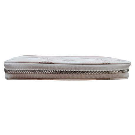 Protea Wallet - Antique White (Can Hold Cards) 10×19.5×2.5cm