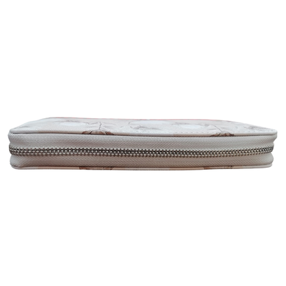 Protea Wallet - Antique White (Can Hold Cards) 10×19.5×2.5cm