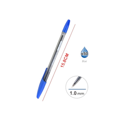 Motarro Ballpoint Pen 1.0mm - 50PCS - Blue