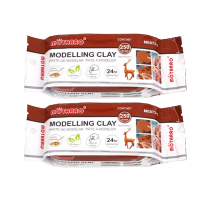Motarro Modelling Clay 250g - 2 Pack - White