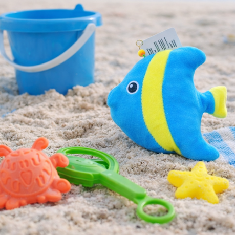 Soft Toy - 12cm Fish - Blue