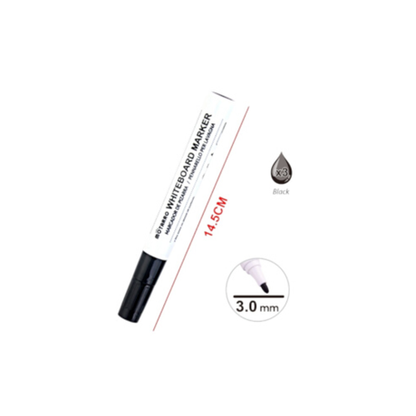 Motarro Whiteboard Marker Black 3mm 3PCS