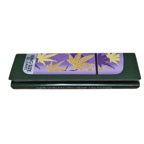 Value Pack - 10 Africa Flame Hemp Rolling Papers And 7 Filters Tips - Lilac
