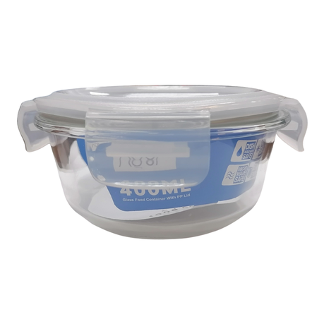 Food Container 400ml Round with Lid