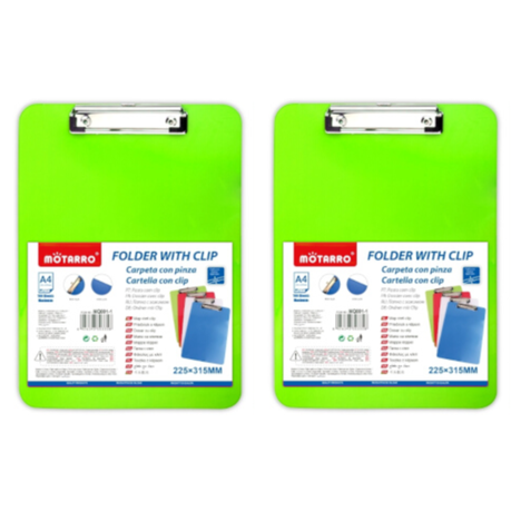 Motarro Clipboard 315x225mm - 2 Pack - Blue