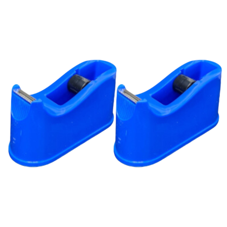 Motarro Tape Dispenser 147x57x75mm - Blue 2 Pack