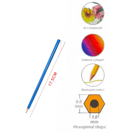Motarro Colour Pencils 24 Colours