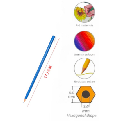 Motarro Colour Pencils 24 Colours