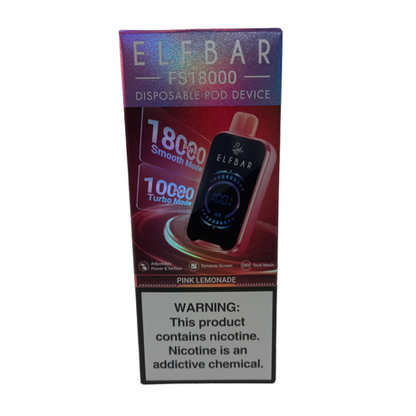 Elf Bar 18000 Puffs Disposable Vape - Pink Lemonade - 2 Pack