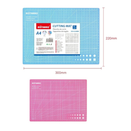 Motarro Cutting Mat A4 300x220m - Blue