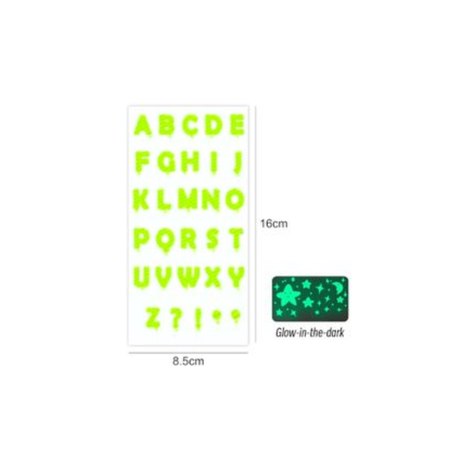 Motarro Glow In The Dark Stickers 1 Sheet - Sea Life