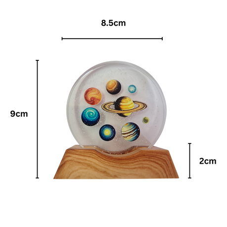 3D Creative Lamp - Planets Illuminated Art Light