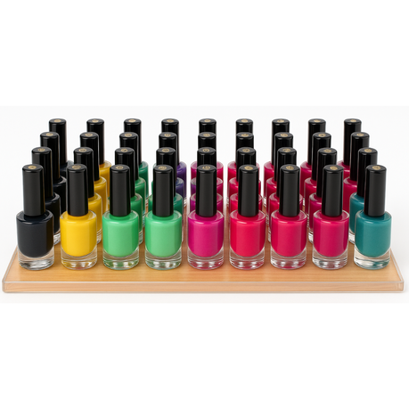 Nail Polish Display 36-Piece - Acrylic Stand