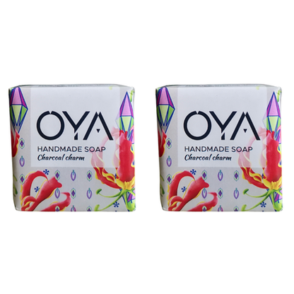 OYA Soap 100g - 2 Pack - Charcoal Charm