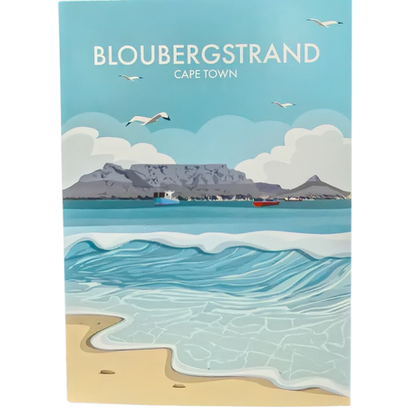 Cape Town Travel Art Card - A5 - V&A Waterfront