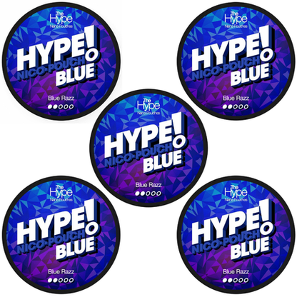 Hype Nicotine Pouches - 15 Nano Pouches 8mg - 5 Pack - Mountain Mint