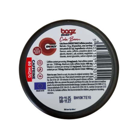 Bagz - Energy Caffeine Slim E-Bagz - 2-Pack - Cola Boom