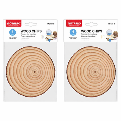 Motarro Wooden Chips - 2 Pack - 130/140mm