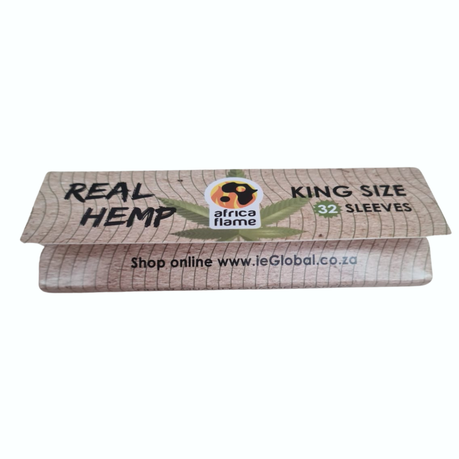 Africa Flame 100% Hemp Rolling Paper - 50 Booklets - 4 Pack