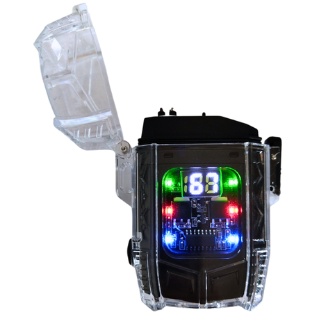 Portable Waterproof Camping Ignition Lamp With Primary And Secondary LED - Yellow